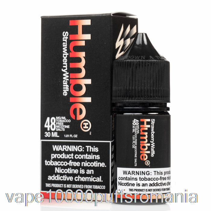 Vape Romania Capsuni Waffle - Saruri Umile - 30ml 48mg
